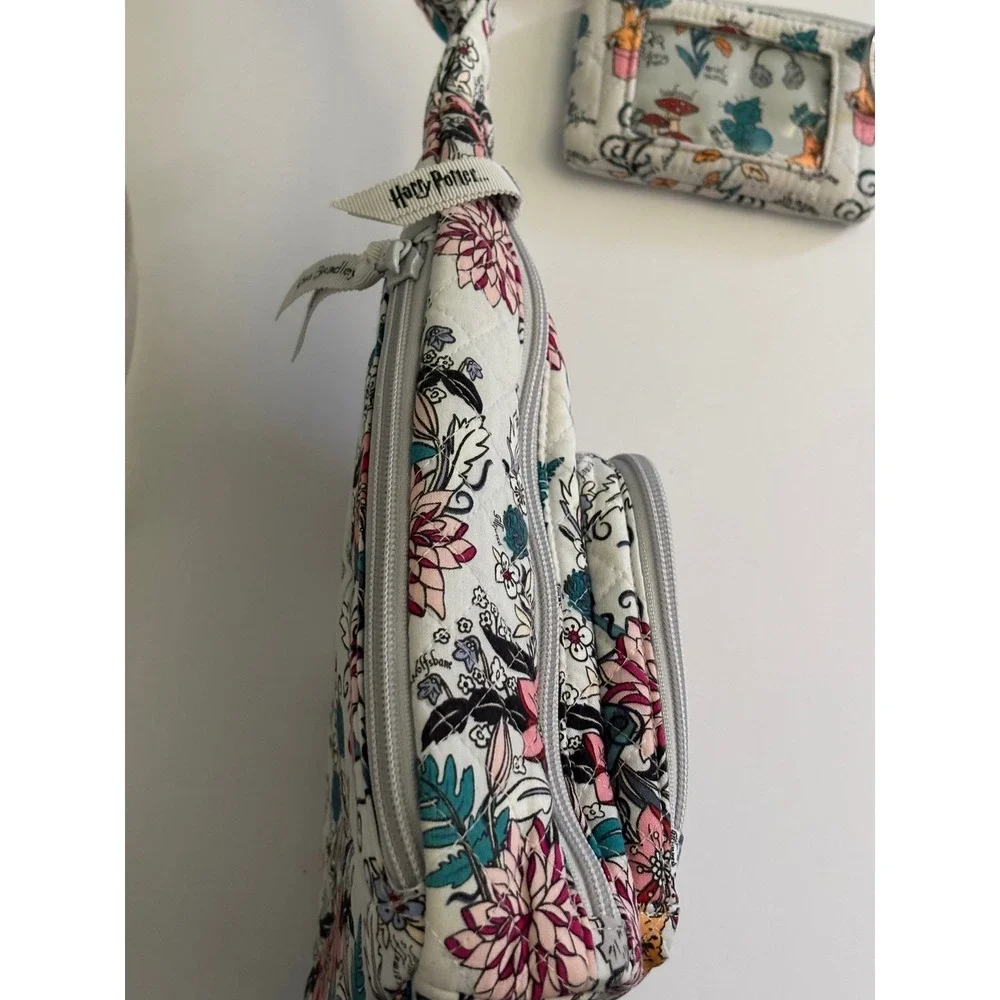 Vera Bradley x Harry Potter Herbology Collection Sling Backpack/ Zip ID Case Set
